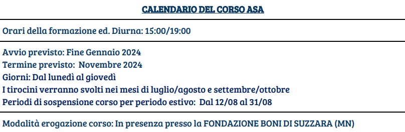 CORSO DI AUSILIARIO SOCIO ASSISTENZIALE (800 h)
